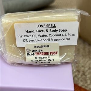 Amish Love Spell Soap